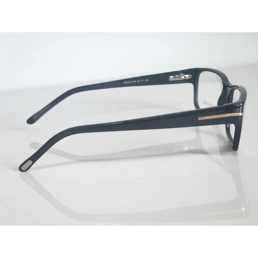 Tom Ford TF5013 B5 Black Rectangular Eyeglasses Frames 54-17-135 Italy
